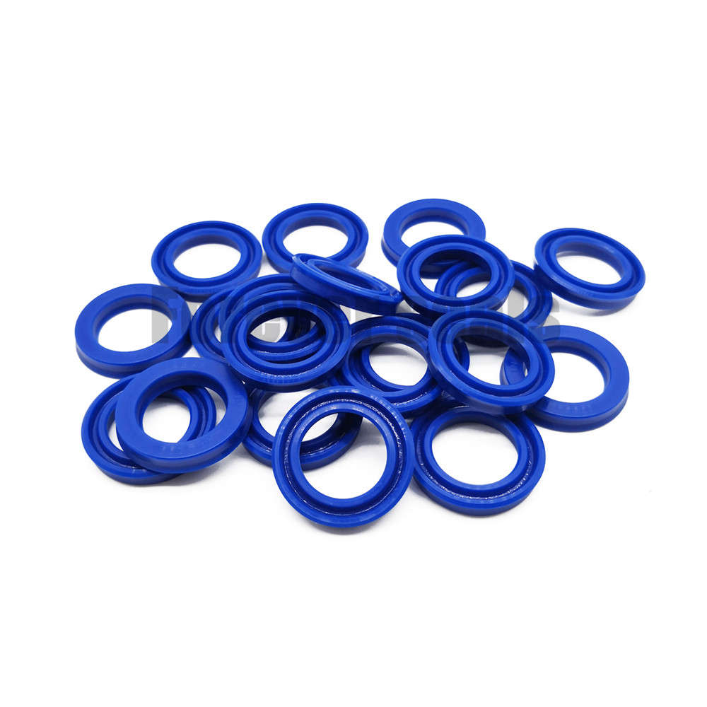 Piston and piston rod PU seals UNS with blue color